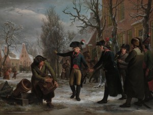 Egbert van Drielst en Adriaan de Lelie: Krayenhoff in Frans uniform bij zijn vertrek uit Maarssen op zondagochtend 18 januari 1795